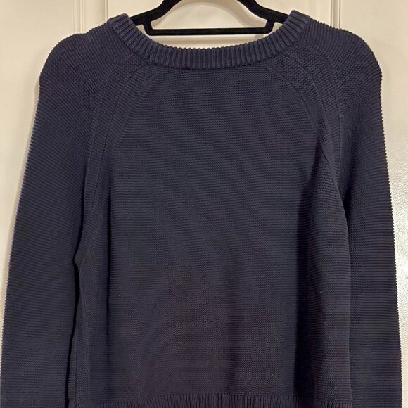 French Connection Navy Blue Woven/Knit Sweater - Picture 5 of 5